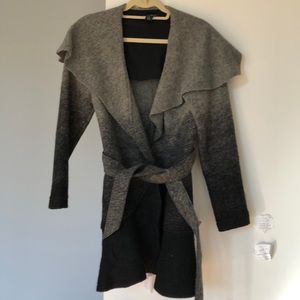 Gorgeous ombré wool blend long coat